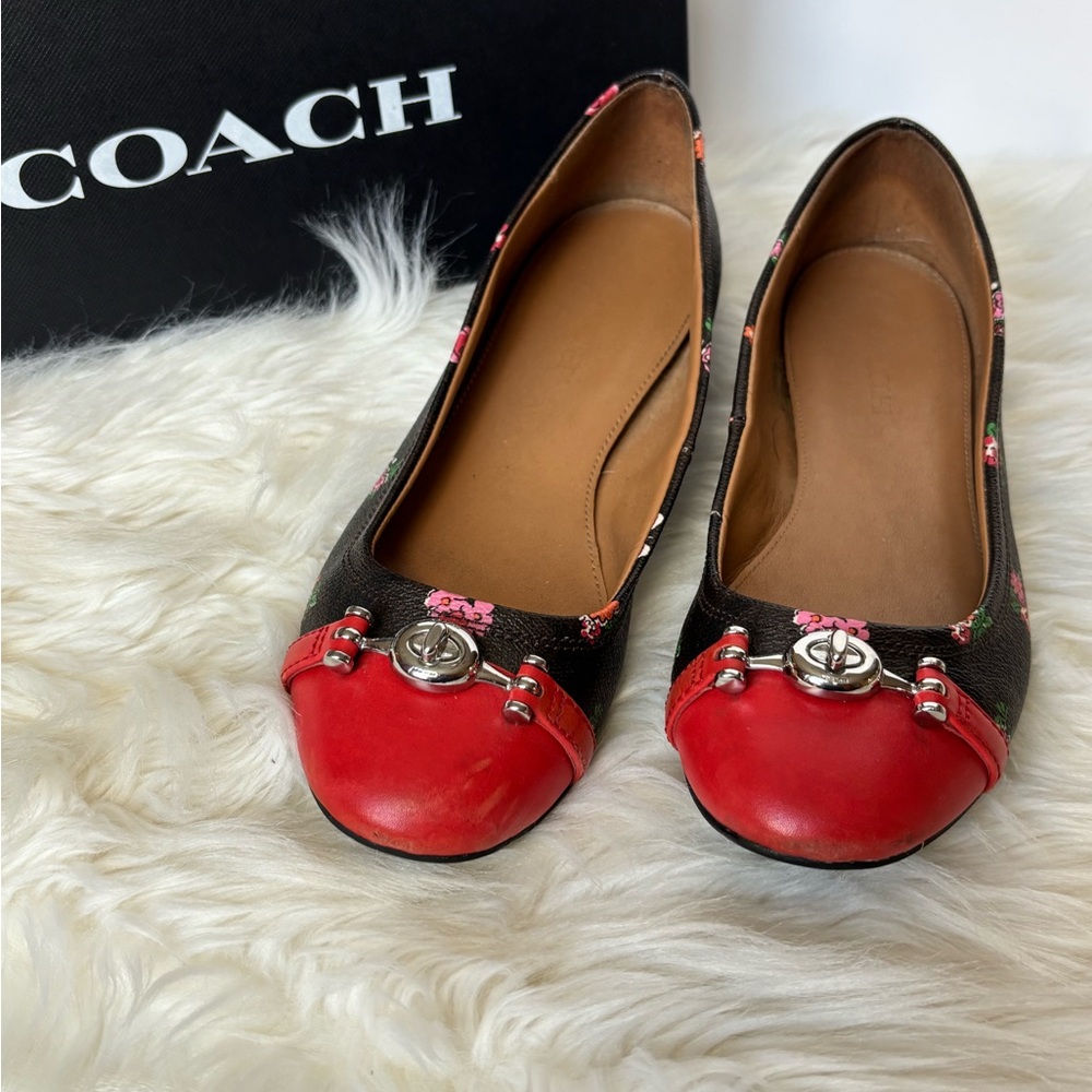 Coach Women's Floral Flats